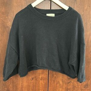 Black Cropped Urban Outfitters Sweater